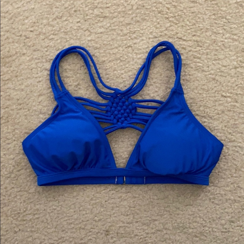 Royal blue bikini top
